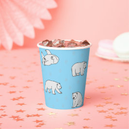 Polaire Beren Papieren Bekers