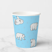 Polaire Beren Papieren Bekers (Achterkant)