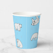 Polaire Beren Papieren Bekers (Rechts)