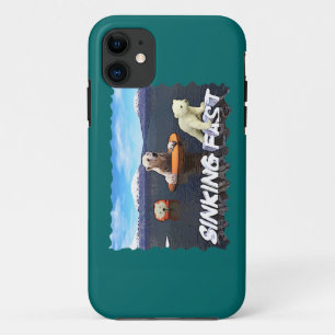 Polaire Beren - Snel zinken Case-Mate iPhone Case