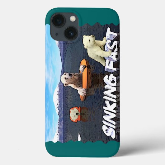 Polaire Beren - Snel zinken Case-Mate iPhone Case (Achterkant)