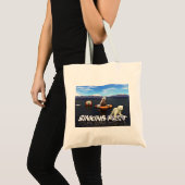 Polaire Beren - Snel zinken Tote Bag (Voorkant (product))