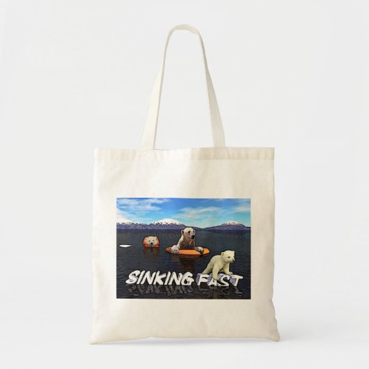Polaire Beren - Snel zinken Tote Bag (Voorkant)