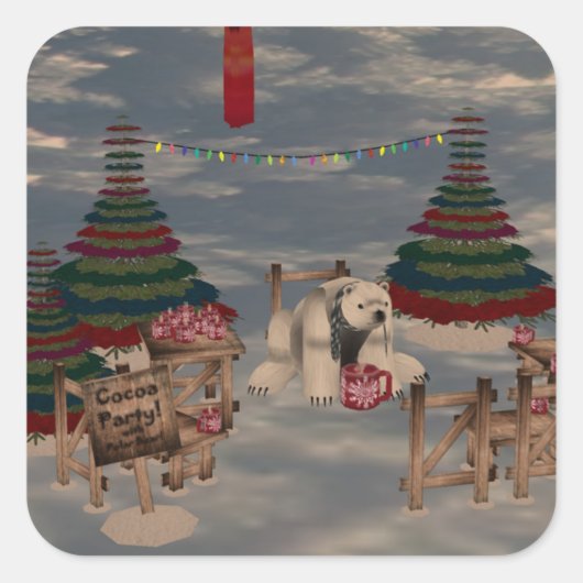 Polaire Beren stickers (Voorkant)