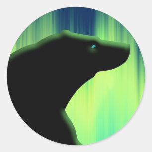 Polaire Beren Stickers Wildlife Art Stickers