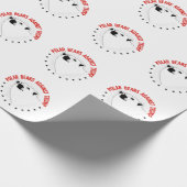 Polaire Beren tegen Trump Cadeaupapier (Hoek)