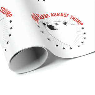 Polaire Beren tegen Trump Cadeaupapier