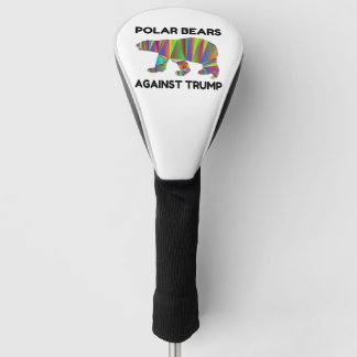 Polaire Beren tegen Trump Golfheadcover