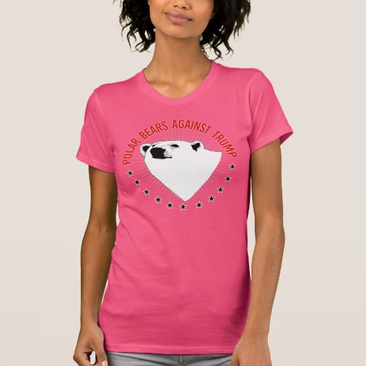 Polaire Beren tegen Trump - - ProScience - T-shirt (Voorkant)