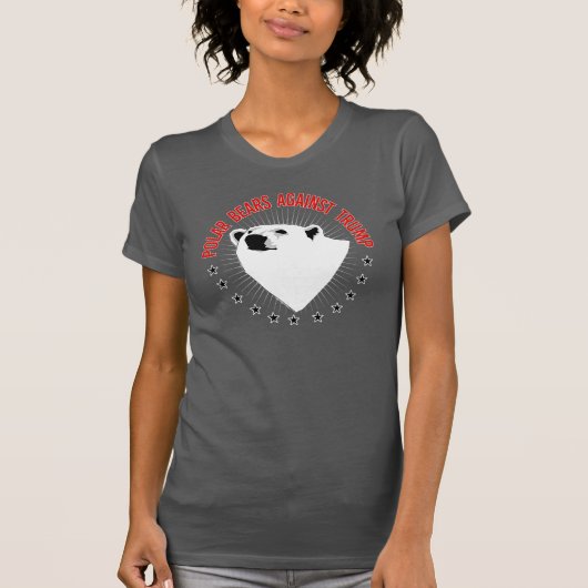 Polaire Beren tegen Trump T-shirt (Voorkant)