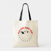 Polaire Beren tegen Trump Tote Bag (Achterkant)