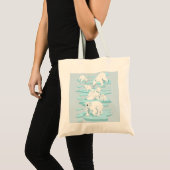 Polaire Beren Tote Bag (Voorkant (product))