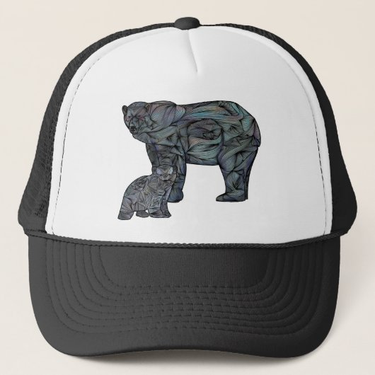 Polaire Beren Trucker Pet (Voorkant)