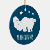 Polaire Beren Versiering kerstversiering Keramisch Ornament (Rechts)