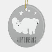 Polaire Beren Versiering kerstversiering Keramisch Ornament (Links)