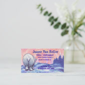 Polaire Beren Visitekaartje (Staand voorkant)