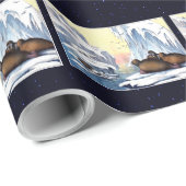 Polaire Beren, walrus en zeehonden Cadeaupapier (Rol Hoek)