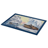 Polaire Beren, walrus en zeehonden Snijplank (Hoek)