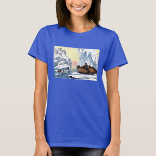 Polaire Beren, walrus en zeehonden T-shirt