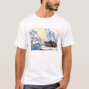 Polaire Beren, walrus en zeehonden T-shirt