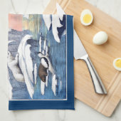 Polaire Beren, walrus en zeehonden Theedoek (Quarter Fold)