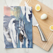 Polaire Beren, walrus en zeehonden Theedoek (Quarter Fold)