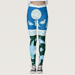 Polaire beren walvissen — zeegarsenaal leggings