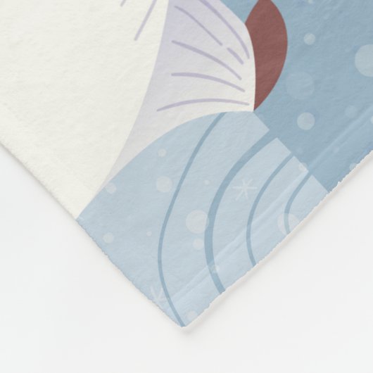 Polaire Beren Winter  Fleece Deken (Hoek)