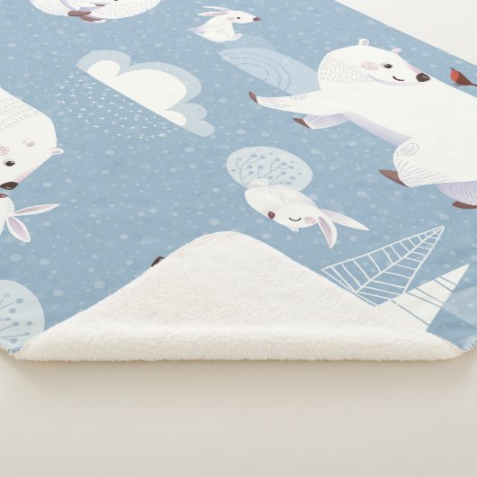 Polaire Beren Winter  Sherpa Deken (3/4)