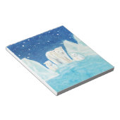 Polaire Beren & Winterlandschap Notitieblok (Schuin)