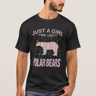 Polaire Beren zijn gewoon een meisje dat van Pola T-shirt