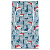 Polaire eigenaars met kerstmis klein cadeauzakje (Voorkant)