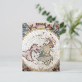 Polaire kaart van de 18e eeuw (Staand voorkant)