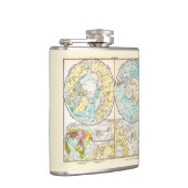 Polaire kaart voor de Duitse taal Heupfles (Rechts)