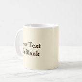 Polaire kaart voor de Duitse taal Koffiemok (Voorkant links)