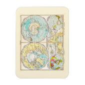 Polaire kaart voor de Duitse taal Magneet (Verticaal)