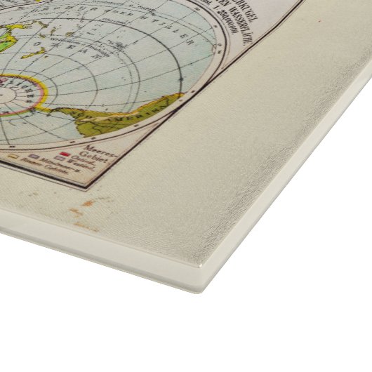 Polaire kaart voor de Duitse taal Snijplank (Hoek)