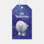 Polaire kerstcadeaus voor Beer Cadeaulabel (Achterkant)