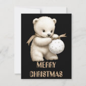 Polaire kerstkaart voor Beer (Voorkant)