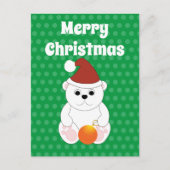 Polaire kerstkerstkerstkerstkerstkerstkerstkerstke briefkaart (Voorkant)