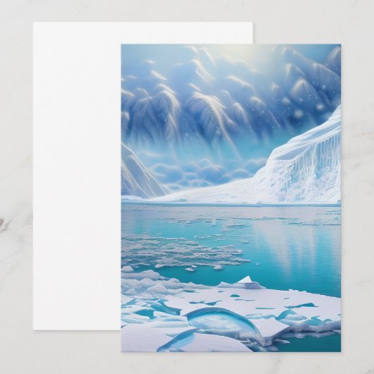Polaire landschappen kaart (Voorkant / Achterkant)