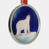 Polaire lichten metalen ornament (Rechts)