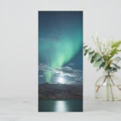 Polaire lichten, volle maan kaart (Staand voorkant)