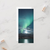 Polaire lichten, volle maan kaart (Voorkant / Achterkant in situ)