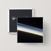 Polaire mesosferische wolken vierkante button 5,1 cm (Voorkant /achterkant)