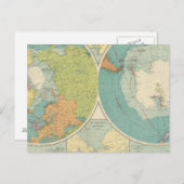 Polaire regio's briefkaart (Voorkant / Achterkant)