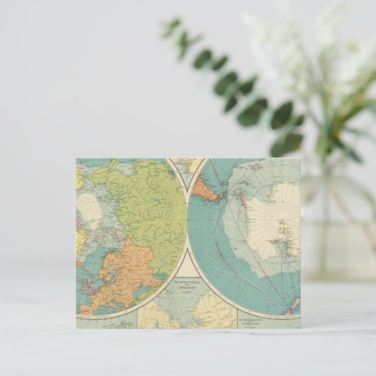 Polaire regio's briefkaart (Staand voorkant)