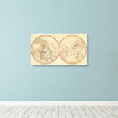 Polaire regio's canvas afdruk (Insitu (Houten vloer))