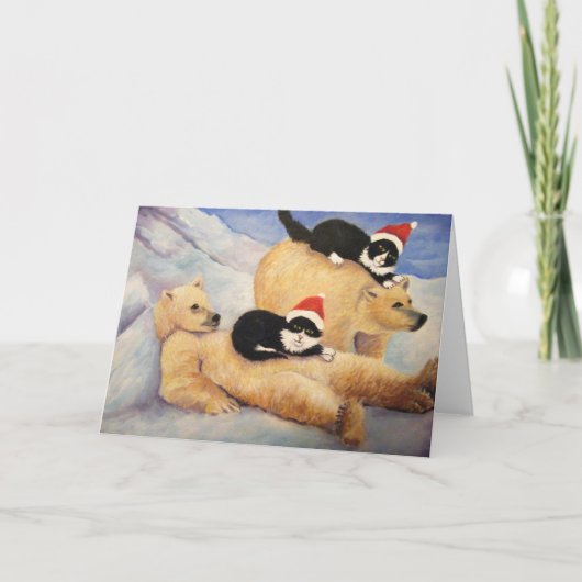 POLAIRE UITDRUKKELIJK FEESTDAGEN KAART (Voorkant)