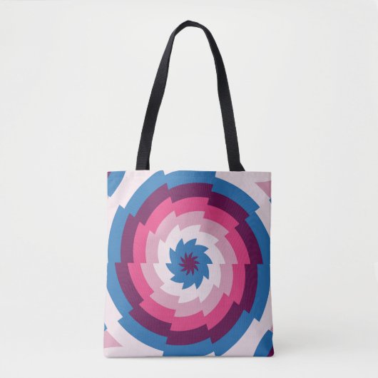 polaire vortex caleidoscoop tote bag (Voorkant)